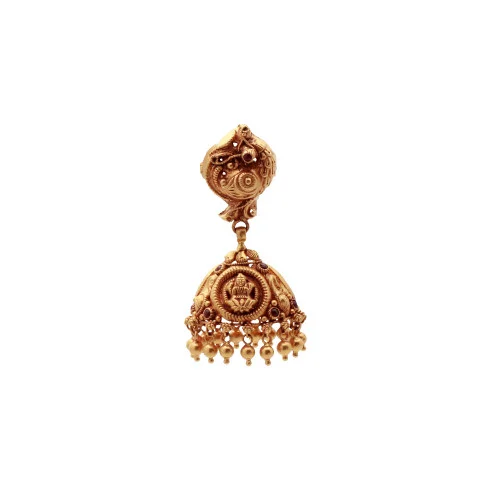 22KT Antique Lakshmi Tups Jhumiki 22KT Antique Lakshmi Tups Jhumiki