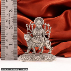 925 Silver 2D Durga Devi Articles Idols AI-408