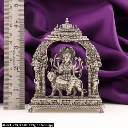 925 Silver 2D Durga Devi Articles Idols AI-421
