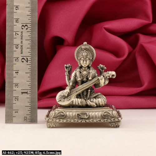 925 Silver 3D Saraswathi Articles Idols AI-462