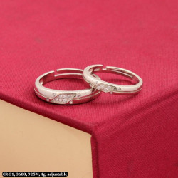 925 Silver Sadguna Couple Rings CR-31