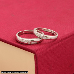 925 Silver Shrimayi Couple Rings CR-36