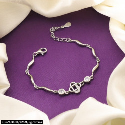 925 Silver Ashalata Kids Bracelet KB-69