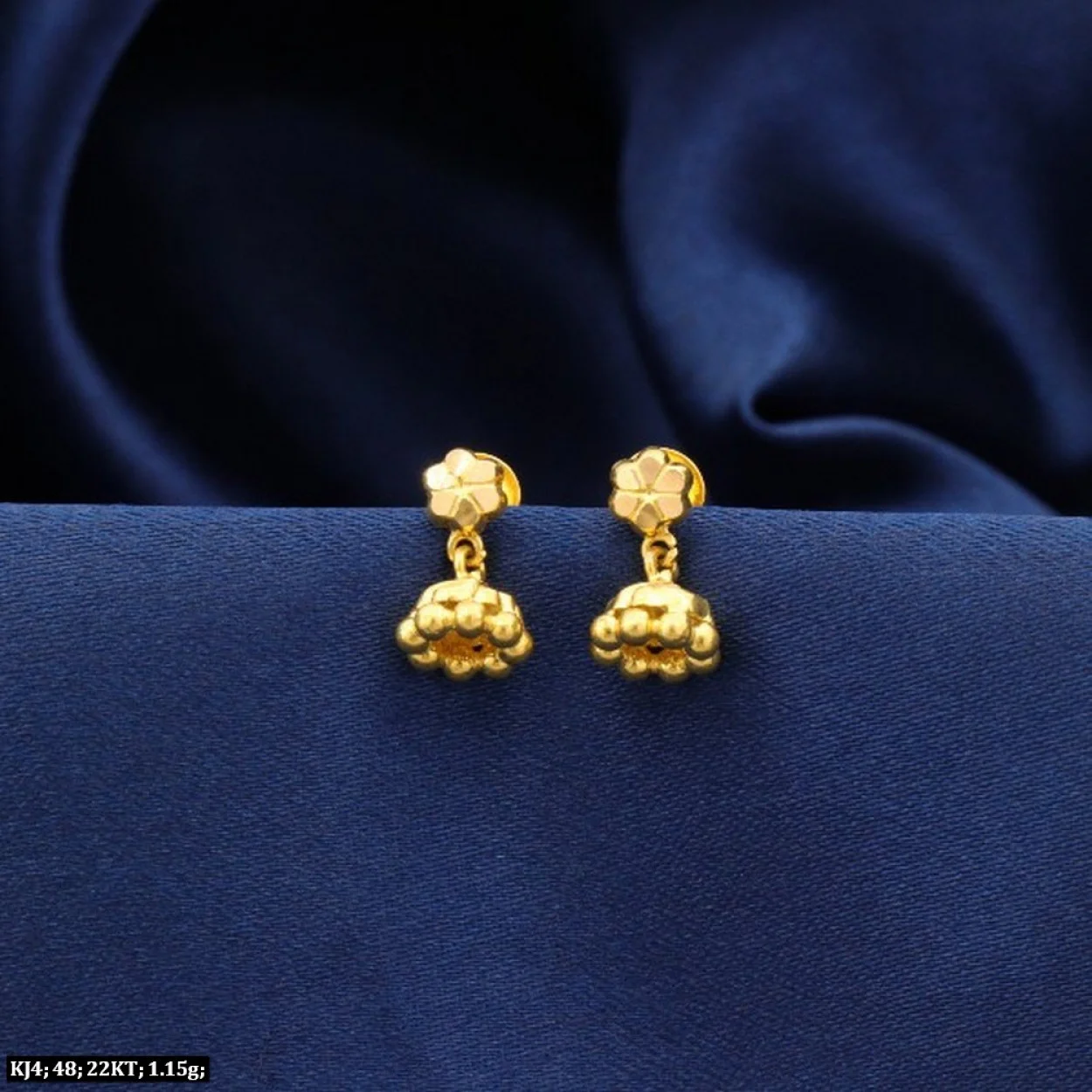 Update 141+ baby jhumka earrings gold latest