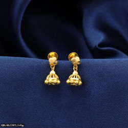 22KT Gold Kids Little Earring-Jhumkas KJ8