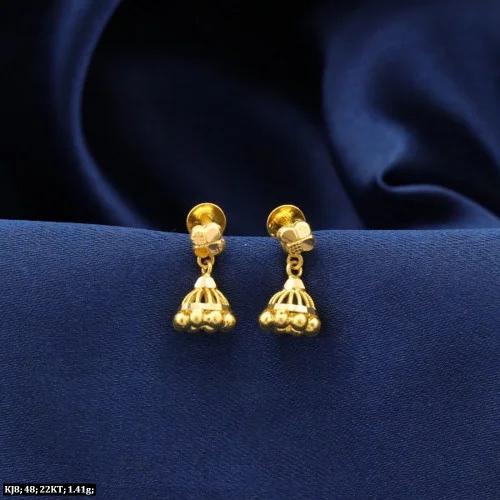 Buy MANVEER ENTERPRISE 1 Gram Gold Earrings German Silver Tops Top Earring  Jhumki Jhumkas Jumka Studs Online at Best Prices in India - JioMart.