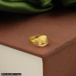 22KT Gold Kids Box Ring KR19
