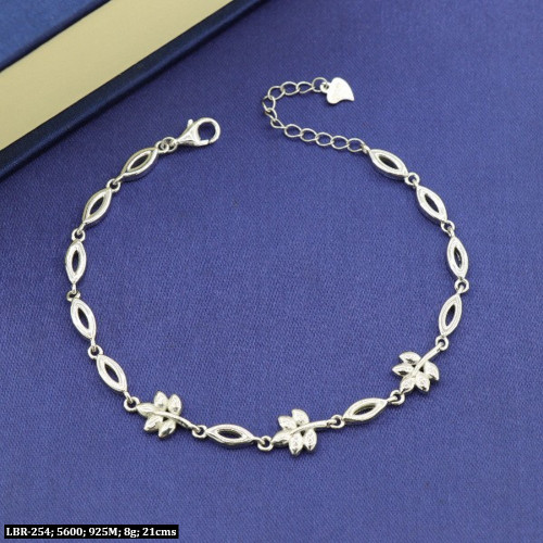 Ladies Heart Bracelet in Sterling Silver Pure 925 BIS Hallmarked   JewelDealz