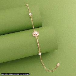 925 Silver Pearls Women Bracelet LBR-279