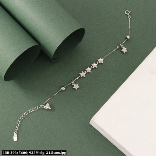 925 Silver Star Women Bracelet LBR-293