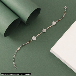 925 Silver Aparajita Women Bracelet LBR-299