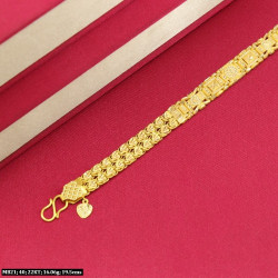 LnChoice Lion Design Golden Men and Womens Bracelet Stylish Mens Gold  Plated Adjustable Latest Attractive Bracelet