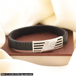 925 Silver Dayanidhi Men Kada MKD-17