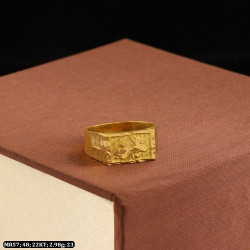 22KT Gold Men Branch Ring MR57