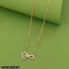 925 Silver Infinity and Heart Women Necklace NK-155