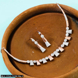 925 Silver Abhidhya Women Necklace/Haram NK-4