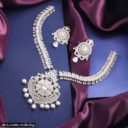 925 Silver Chandramukhi Women Necklace NK-9