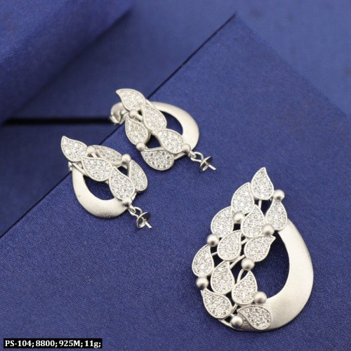 925 Silver Manjistha Women Pendant-sets PS-104