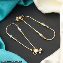 750 Silver Harshini Regular Anklets RANK-14