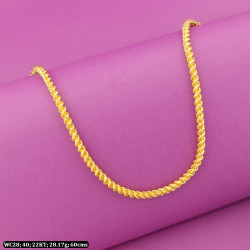 22KT Gold Womens Daily Wear Chain WC28