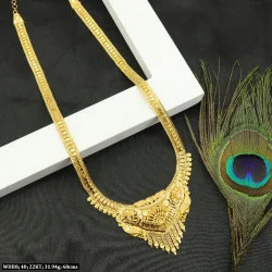 Latest long necklace designs hot sale in gold with price