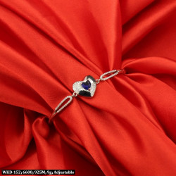 925 Silver Heart Women Kada WKD-152