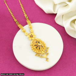 22KT Gold Embroyed Necklace  WN12