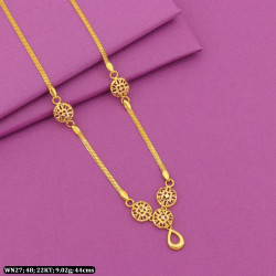 Shop Elegant 18KT Gold Bindhi Necklace & ruby stones Online