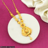 22KT Gold Shell Leaf Necklace  WN9