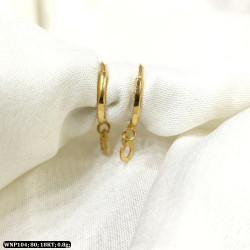 18KT Gold Kids Tiny Earring-Stud WNP104