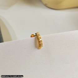 22KT Gold Women Nose Pin WNP165