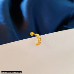 22KT Gold Women Nose Pin WNP169