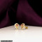 18KT Gold Kids Conch Shaped Earring-Stud WNP195