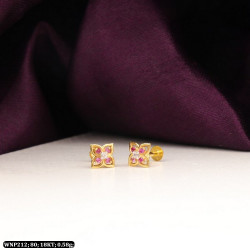 18KT Gold Kids Bud Earring-Stud WNP212