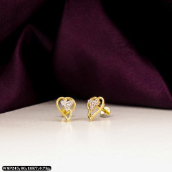 18KT Gold Kids Trice Earring-Stud WNP245