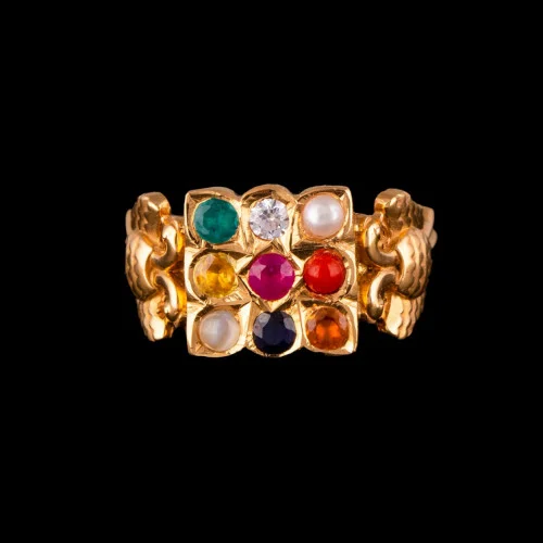 navaratna ring wearing position in finger